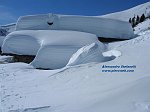 Salita con ciaspole a Ca' San Marco da località Castello di Mezzoldo con un mare di neve il 14 febb 09 - FOTOGALLERY